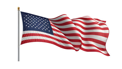 Celebrate the 4th of July, America&rsquo;s Independence Day! Check out this American flag waving on a transparent background. Perfect for your sale, discount, or ad
