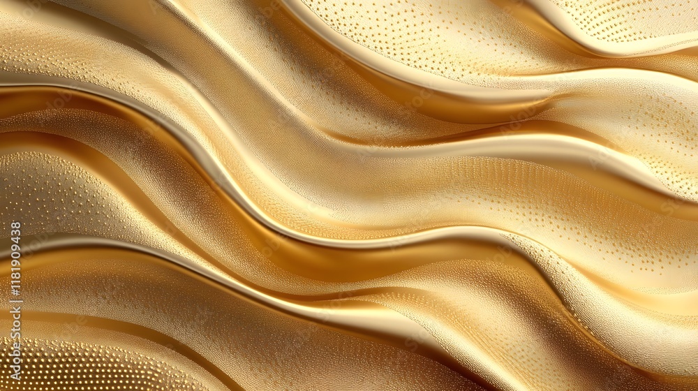 Poster elegant and luxurious golden abstract background featuring subtly patterned flowing gradients and mo