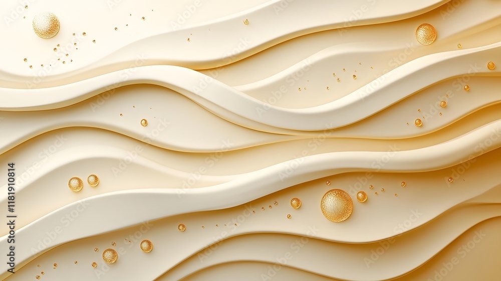 Poster elegant and luxurious metallic gold abstract background featuring subtle patterns vibrant gradients 