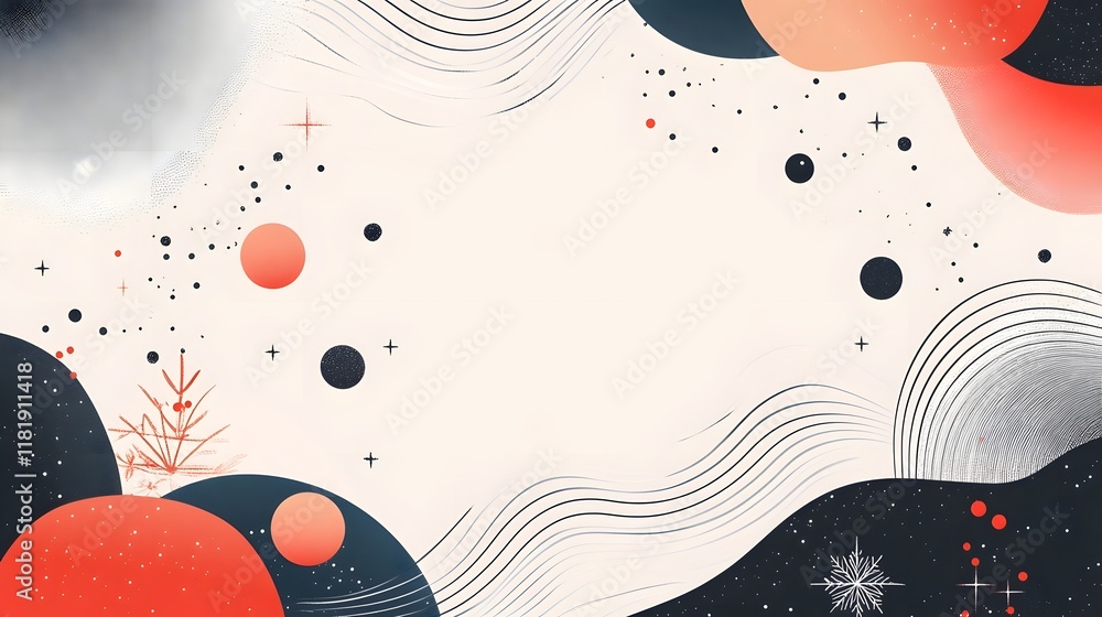 Poster soft tones clean patterns and modern abstract gradients come together in this subtle and minimalist 