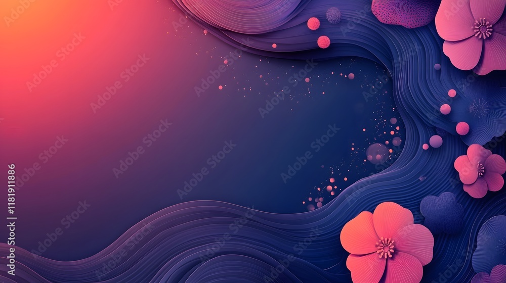 Poster elegant symbolic background blending decorative gradients with modern patterns and cultural tones cr