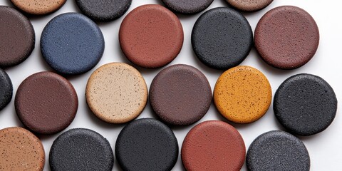 Colorful Round Surface Discs in Various Shades