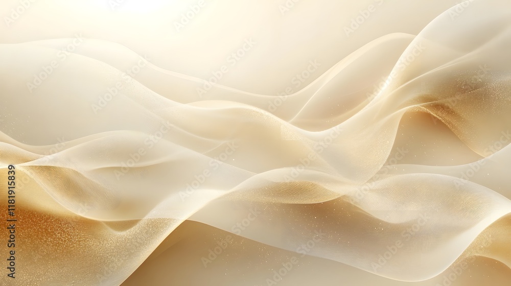 Aufkleber soft luxurious gold background with clean gradients subtle decorative elements and vibrant tones cre