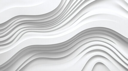 Abstract illustration background with a futuristic white wavy line pattern for business backdrop design