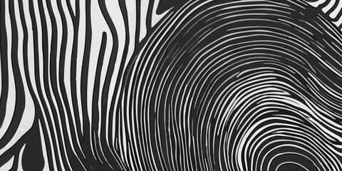 Black and white background wavy optical illusion illustration wave texture, abstract motion, Zebra Animal Print Wallpaper Background wavy optical illusions. Black & white wavy design graphic work
