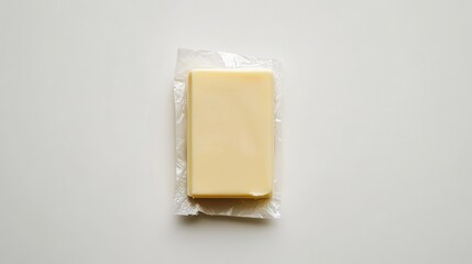 Block of Unsalted Butter in Packaging