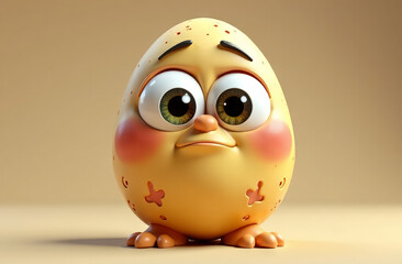 Fototapeta premium Fabulous painted egg close-up , banner, postcard, background. Easter eggs painted in different colors, for the bright Easter church holiday.