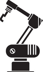 Robotic Arm Glyph Icon