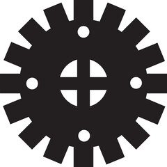 Obraz premium Gear Glyph Icon