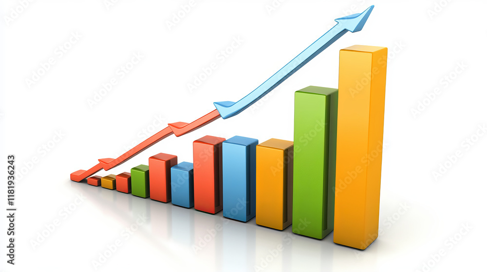Poster infographics elements with vector graphs and charts. business presentation info graphic templates wi