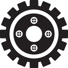 Gear Glyph Icon