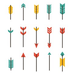 Colorful Arrow Pattern Design for Various Uses