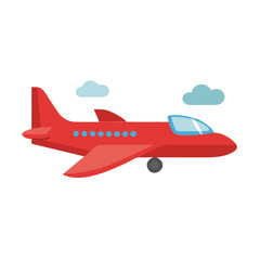 Cartoon Airplane Vector for Aviation and Adventure Projects