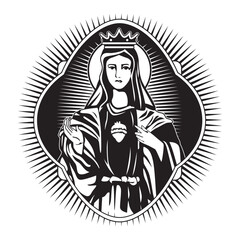 sacred virgin of lourdes