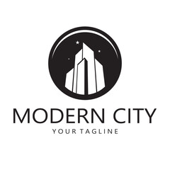 modern city, advanced city logo, environmentally friendly, advanced technology, future buildings