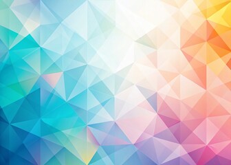 Obraz premium Pastel Geometric Abstract Background with Copy Space - Left Alignment