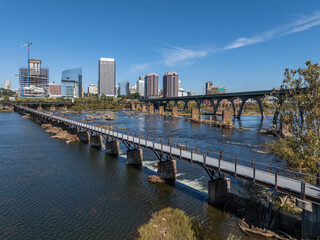 City Skyline and River, Richmond, VA