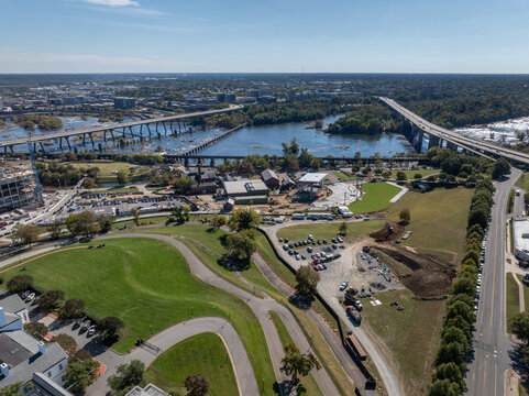 City Skyline and River, Richmond, VA