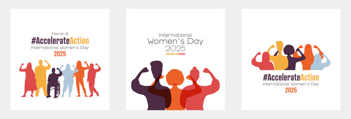 International Women's Day 2025 set. #AccelerateAction