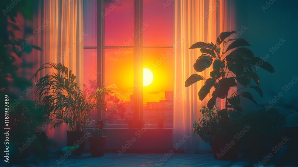 Poster warm retro glow glowing softly blending cinematic tones with subtle colorful gradients creating a co