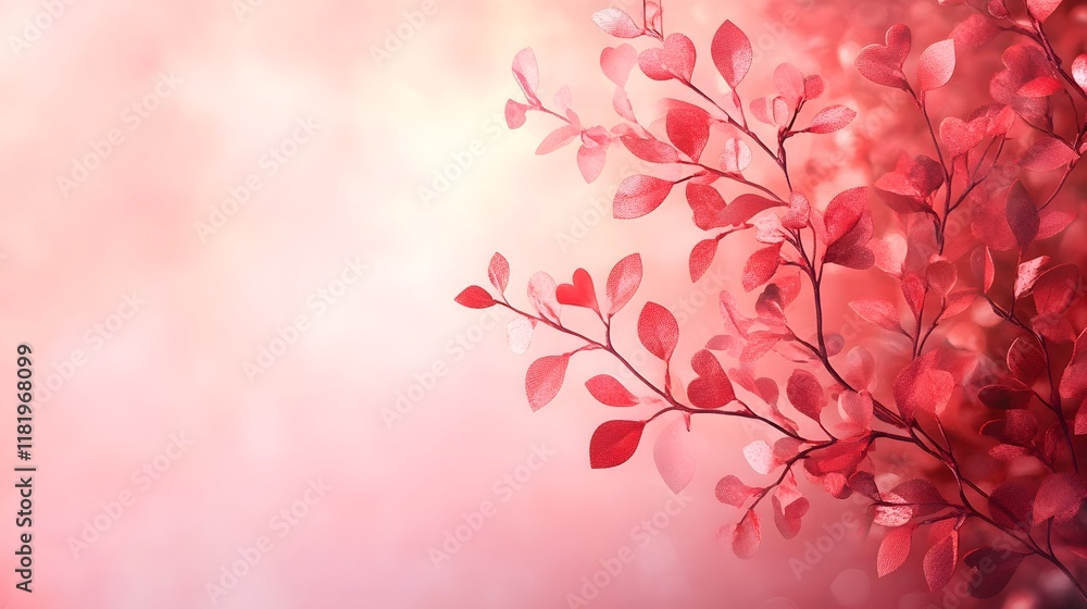Poster elegant and minimal valentine s day background with soft gradients subtle patterns and warm decorati