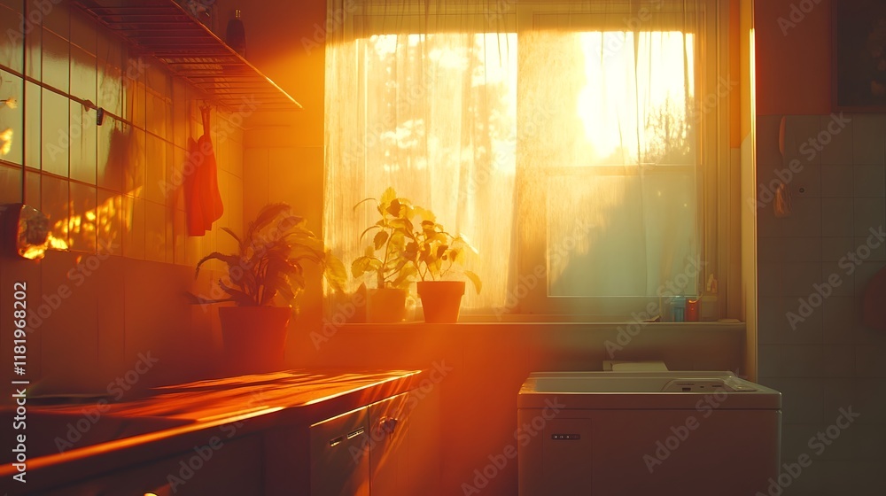 Aufkleber soft film like cinematic warmth blending subtle gradients and textures that create a captivating moo