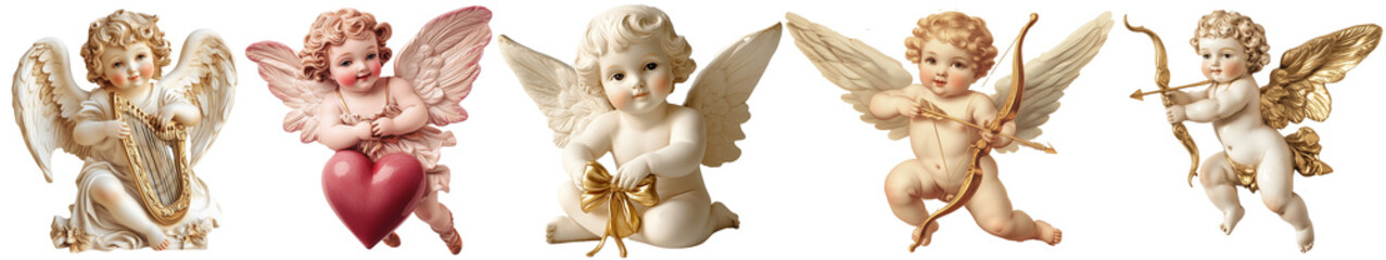 png set delightful series of cherubic angels, each embodying love, innocence, and grace