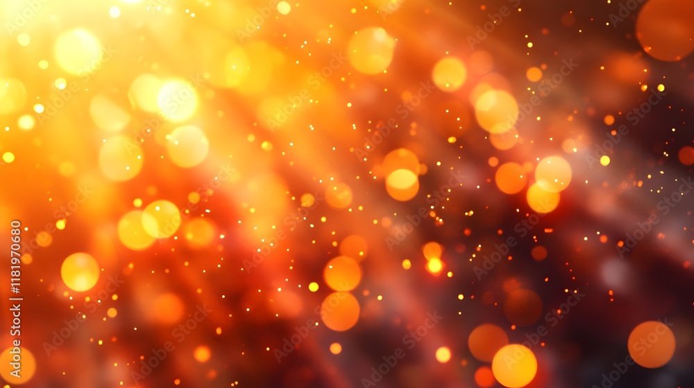 Poster captivating cinematic flare streaks glowing with soft blended gradients that seamlessly combine text