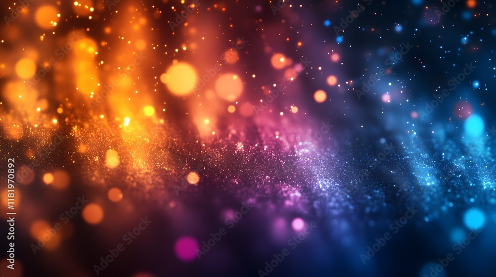 Poster cinematic radiance glowing gradients blending textures with subtle grain this visually captivating i