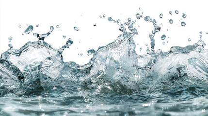 Dynamic splash of water showcasing movement and energy