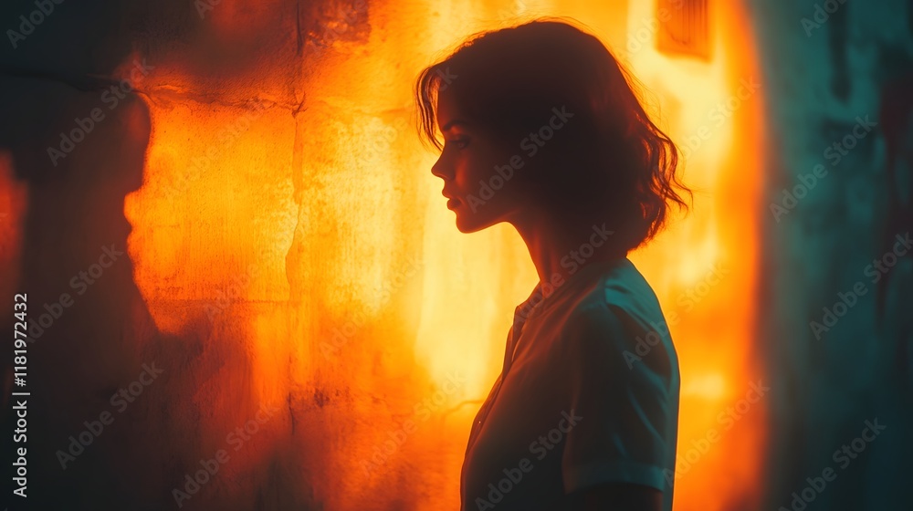 Poster gradient light leaks glowing warmly blending cinematic tones with colorful soft textures an abstract