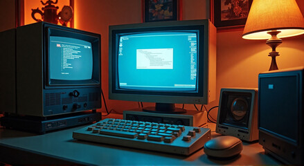 old computer monitor