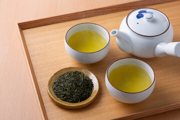 お茶と茶葉