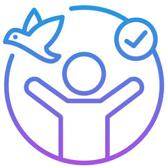 Obraz premium Independent Icon