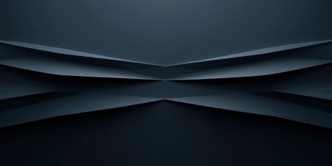 Abstract geometric design with intersecting dark gray triangles and subtle light accents