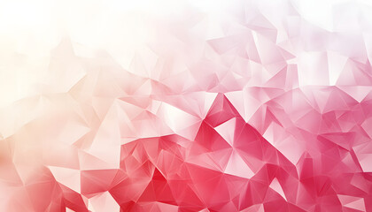 Abstract Pink and White Triangular Geometric Design