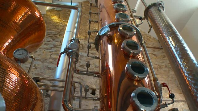 Pan Across Artisan Gin Distillery Equipment