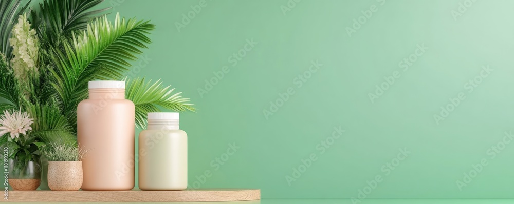 Aufkleber discover calming aesthetics where serenity meets softness in a minimalist spring composition with ge
