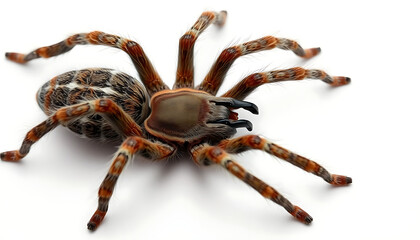 spider isolated on white background