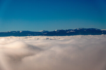 Fototapeta premium Nebeldecke . Fog cover