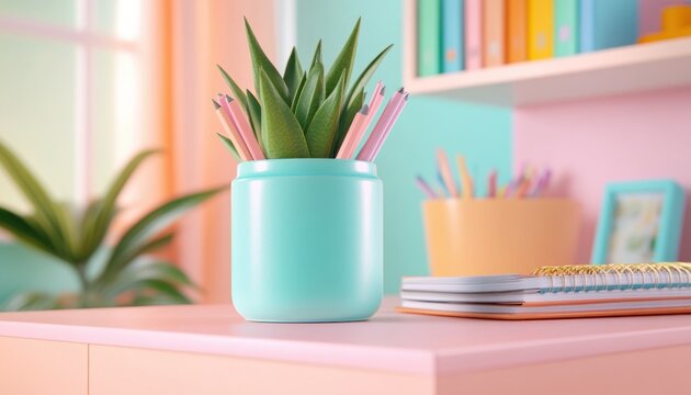 Organize Your Life with Colorful Routine and Healthy Habits A vibrant planner, exercise reminders, meal prep inspiration, and gratitude journaling prompts create a structured approach to wellness