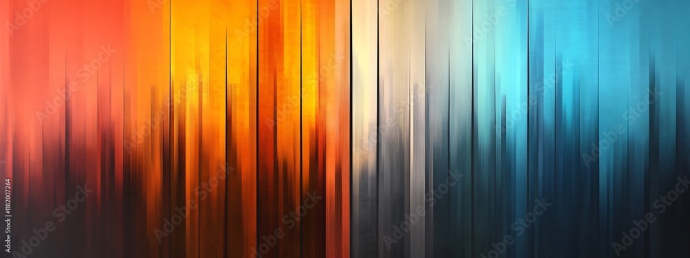 Poster abstract digital showcasing a vibrant and dynamic spectrogram representing the frequency content of 