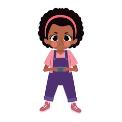 video game girl playing