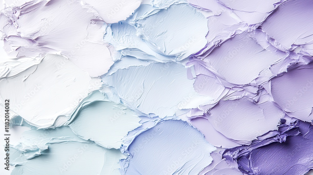 Poster cool and refreshing frosted lavender gradient abstract art digital creation serene atmosphere aesthe