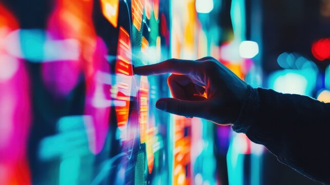 Innovative Ideas Presentation in Vibrant Studio Setting