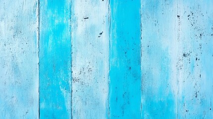 Obraz premium Blue Wooden Planks Background - Weathered blue wood planks, showing texture, paint, and age. Concepts: serenity, nautical, rustic, aged, texture.