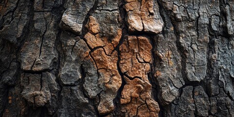Tree trunk showcasing intricate bark and stunning wood grain, highlighting the natural beauty of tree structures. Explore the rich textures of tree bark and the uniqueness of wood grain in nature.