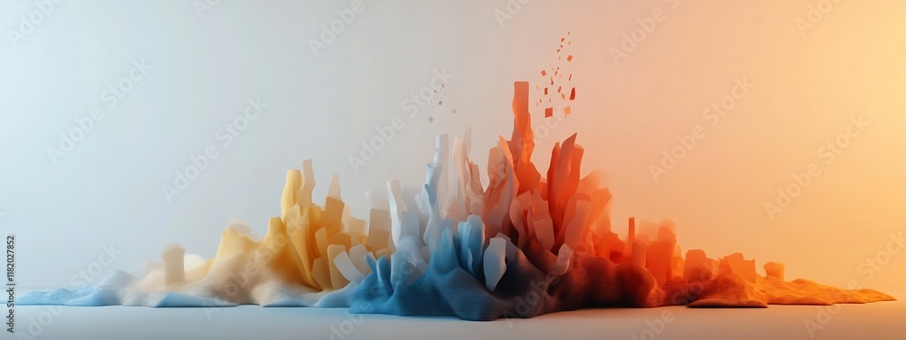 Aufkleber this dynamic and captivating digital offers a visually striking representation of the frequency dist