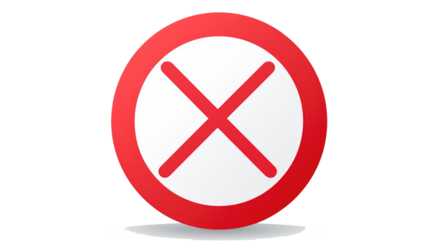 no sign