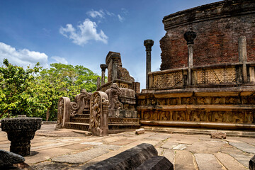 The temples of the ancient city Polonaruwa
